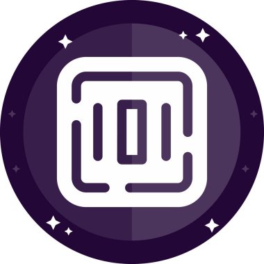 Modern b 'nin vektör illüstrasyonu eksik simgesi