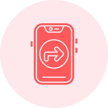 akıllı telefon simgesi vektör illüstrasyonu