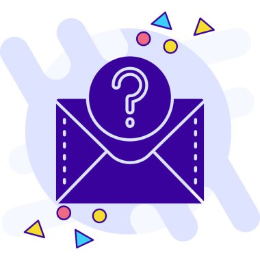 E- posta simgesi vektör illüstrasyonu