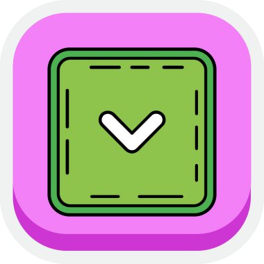 işaretleme vektör simgesini kontrol et