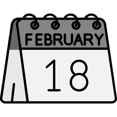 Bir günlük takvimde 18 Şubat tarihi