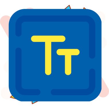 alfabe harf simgesi vektörü.