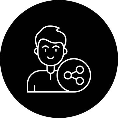 Kişisel verilerin vektör simgesi, dijital pazarlama, modern konsept