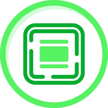 Modern bir simgenin vektör illüstrasyonu