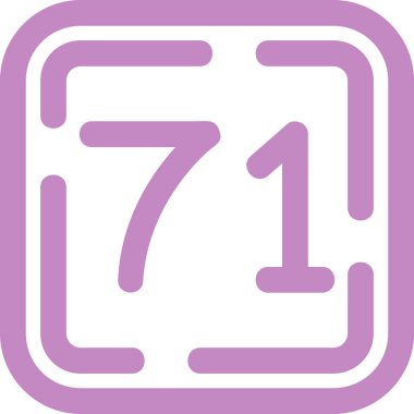 7 günlük doldurulmuş simge - özet biçimi