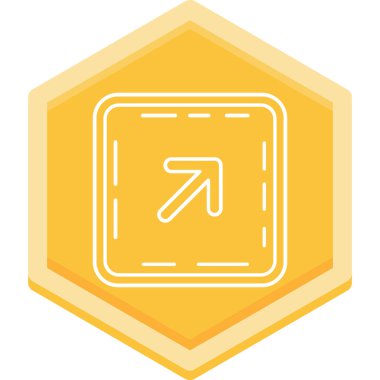 ok simgesi vektör illüstrasyonu