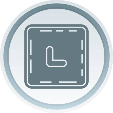 Eşsiz Saat Vektör Satırı Simgesi