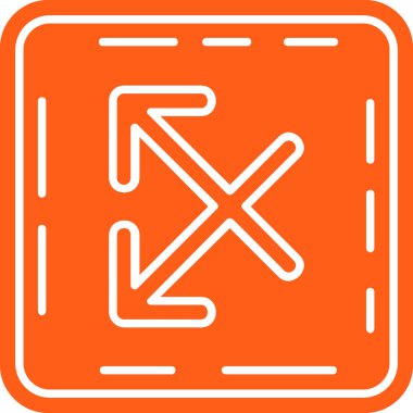 Yol işaretinin vektör illüstrasyonu