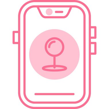 Telefon simgesi vektör illüstrasyonu