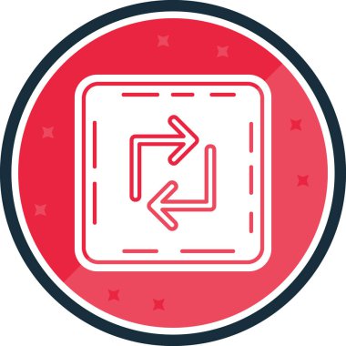 ok simgesi vektör illüstrasyonu