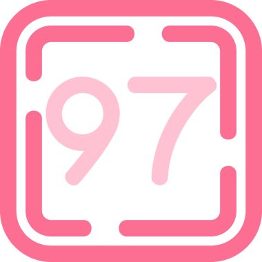 9 numaralı simge işareti tasarımı