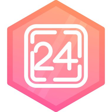 Takvim modern simgesinin vektör illüstrasyonu