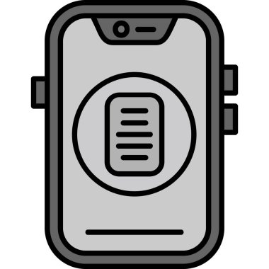 Telefon simgesi vektör illüstrasyonu