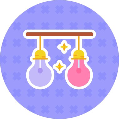 Modern bir simgenin vektör illüstrasyonu