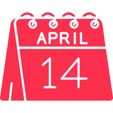 Takvim simgesi tasarımı, vektör illüstrasyonu