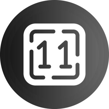 Gri arkaplanda izole edilmiş modaya uygun basit bir şekilde bir numaralı simge. Web sitesi tasarımı için sembol, logo, uygulama, ui. vektör illüstrasyonu