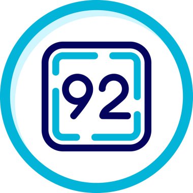 9 numaralı simge sembolü tasarımı