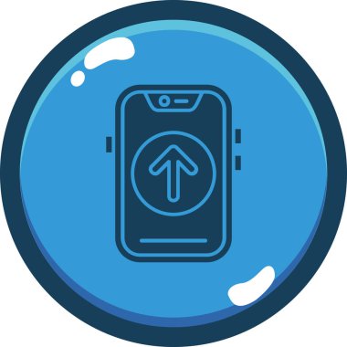 - Telefon. Web simgesi basit illüstrasyon