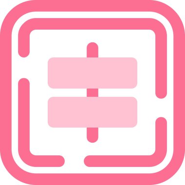 Bir takvim simgesinin vektör illüstrasyonu