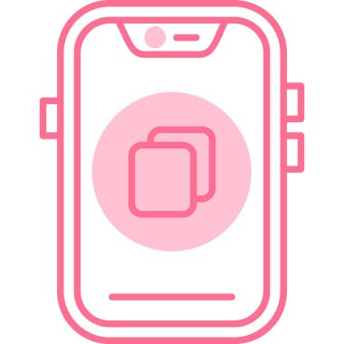 akıllı telefon simgesi vektör çizimi