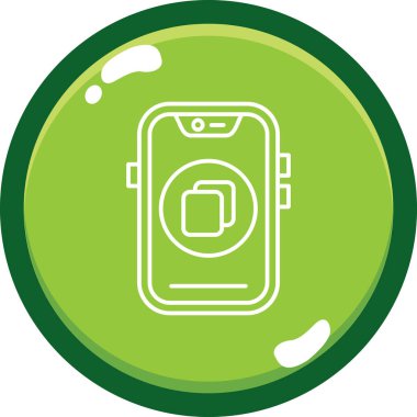 akıllı saat simge vektör illüstrasyonu