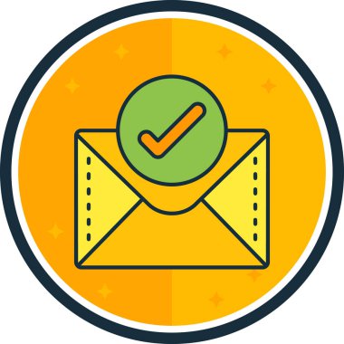 E-posta. Web simgesi vektör illüstrasyonu