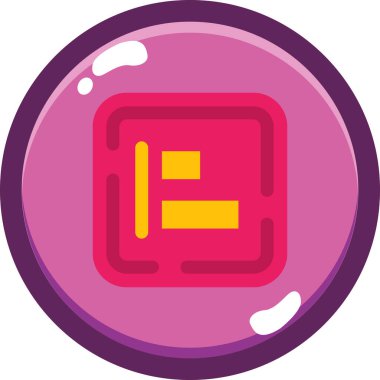 Modern b 'nin vektör illüstrasyonu eksik simgesi