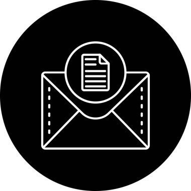 e- posta simgesi vektör illüstrasyonu