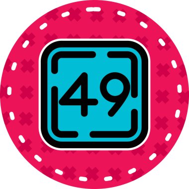 Casino chips kutsal kişilerin resmi, vektör çizim