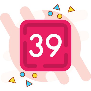 3 numaranın vektör illüstrasyonu