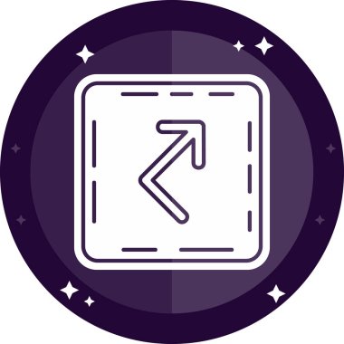 Modern bir simgenin vektör illüstrasyonu