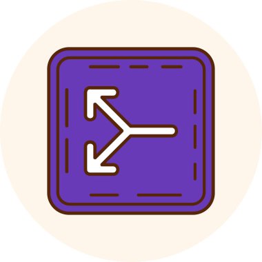 ok simgesi vektör illüstrasyonu