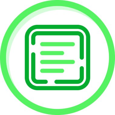 Belge. Web simgesi basit illüstrasyon