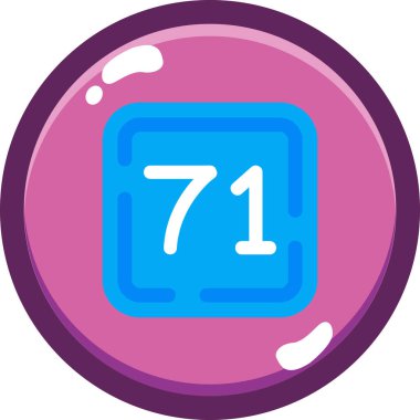 8 numaralı simge vektör