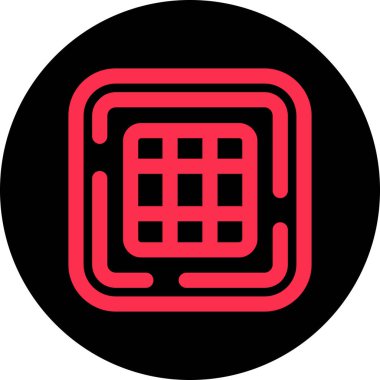 Seo simgesinin vektör illüstrasyonu