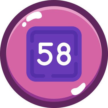 Modern bir simgenin vektör illüstrasyonu