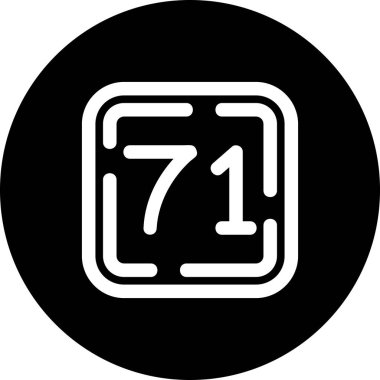 sekiz numaralı simge, basit biçim