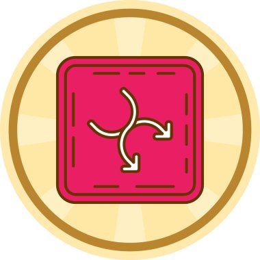 Vektör illüstrasyonu, simge ögesi