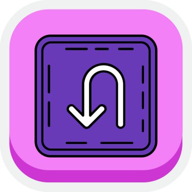 Çizgi vektöründe doldurulmuş doğrusal simge tasarımı