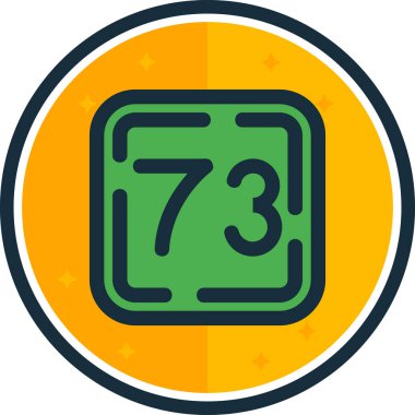 74 günlük simge, vektör illüstrasyon tasarımı