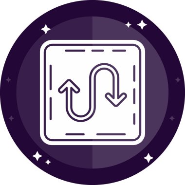 Modern simgenin vektör illüstrasyonu