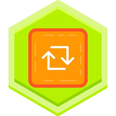 Yön. Web simgesi basit illüstrasyon