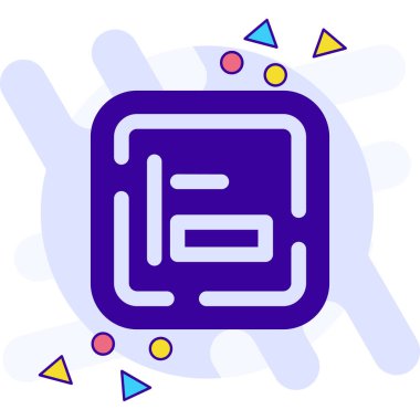 Beyaz arka planda izole edilmiş Çince kağıt fan simgesi. vektör.