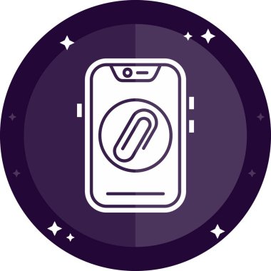 Telefon simgesinin vektör illüstrasyonu