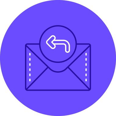 zarf e- posta simgesi vektör illüstrasyonu