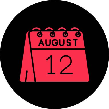 Takvim simgesinin vektör illüstrasyonu