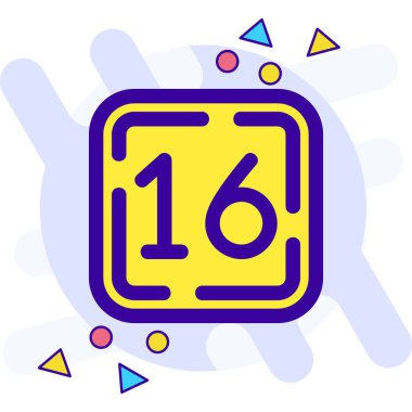 Taslak biçiminde bir numaralı simge