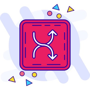 Ok simgesi tasarım vektörü