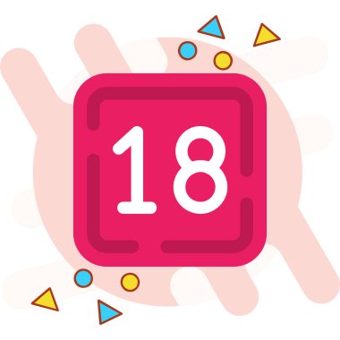 Moda biçimi izole edilmiş arkaplanda takvim simgesi