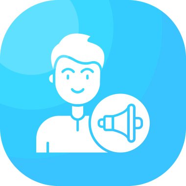 İnsan simgesinin vektör illüstrasyonu